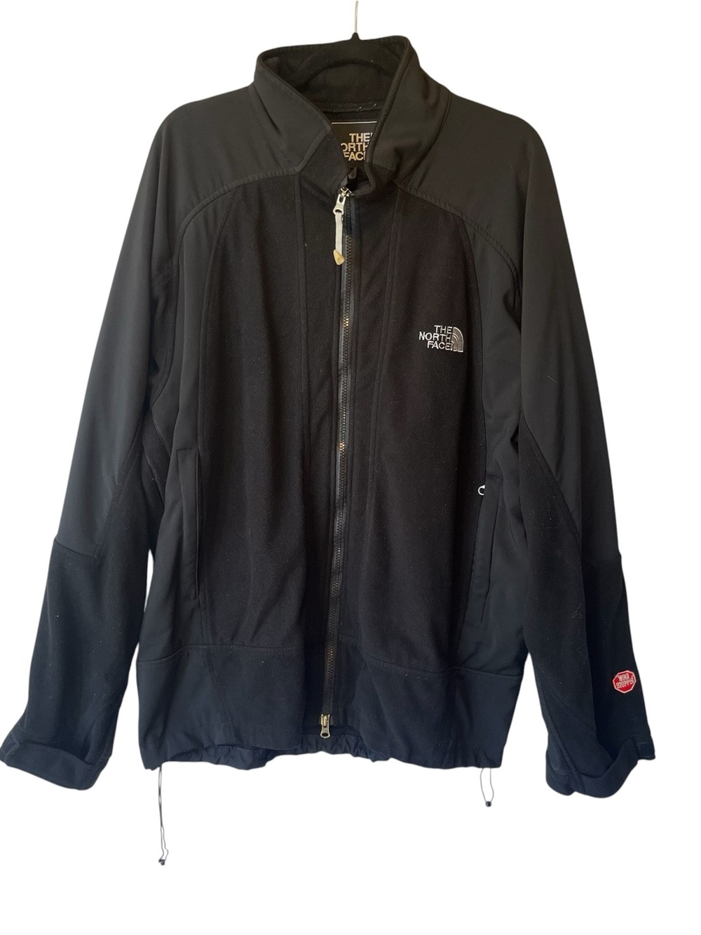 The North Face XXL Summit Series Windstopper Softshell Jacket Mens Black Fleece